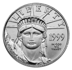 1/4 oz American Platinum Eagle Coin BU (Random Year)